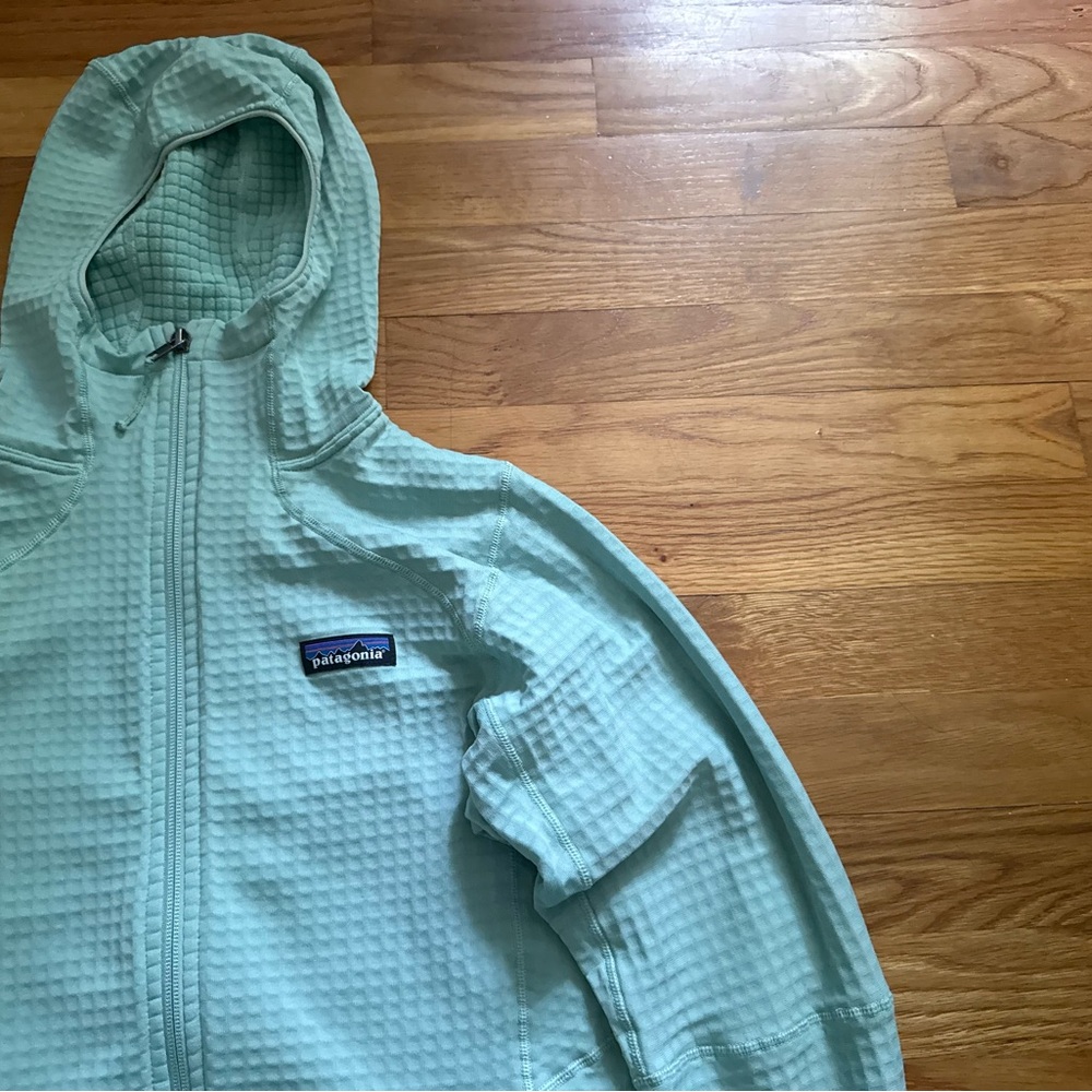 Patagonia R1 TechFace Hoody Jacket Women’s Medium Mint - Picture 6 of 7